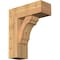 Ekena Millwork Olympic Block Smooth Bracket w/ Offset Brace, Western Red Cedar, 7 1/2"W x 20"D x 24"H BKT0806X20X24OLY05SWR - alternate 1